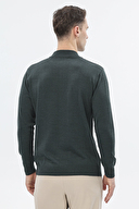 Finesuits Erkek Düz Yünlü Düz Yünlü Kazak 2522201002.DZYBR