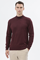 Finesuits Erkek Düz Yünlü Düz Yünlü Kazak 2522201002.DZYBR