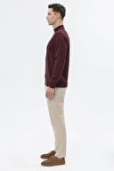 Finesuits Erkek Düz Yünlü Düz Yünlü Kazak 2522201002.DZYBR