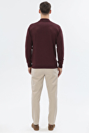 Finesuits Erkek Düz Yünlü Düz Yünlü Kazak 2522201002.DZYBR