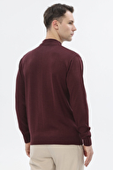 Finesuits Erkek Düz Yünlü Düz Yünlü Kazak 2522201002.DZYBR