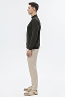 Finesuits Erkek Düz Yünlü Düz Yünlü Kazak 2522201002.DZYBR