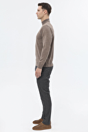 Finesuits Erkek Düz Yünlü Düz Yünlü Kazak 2522201002.DZYBR