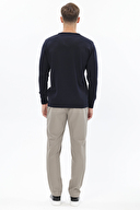 Finesuits Erkek Düz Yünlü Düz Yünlü Kazak 2522201004.DZVYR