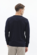 Finesuits Erkek Düz Yünlü Düz Yünlü Kazak 2522201004.DZVYR