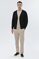 Finesuits Erkek Düz Yünlü Düz Yünlü Hırka 2522201006.DZHRKR