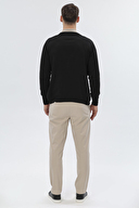 Finesuits Erkek Düz Yünlü Düz Yünlü Hırka 2522201006.DZHRKR