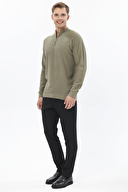 Finesuits Erkek Düz Yünlü Desenli Yünlü Kazak 2522201012.YBFR