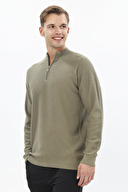 Finesuits Erkek Düz Yünlü Desenli Yünlü Kazak 2522201012.YBFR