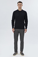 Finesuits Erkek Düz Yünlü Desenli Yünlü Kazak 2522201017.PYR