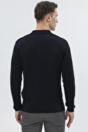 Finesuits Erkek Düz Yünlü Desenli Yünlü Kazak 2522201017.PYR