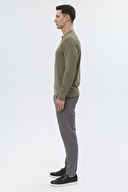 Finesuits Erkek Düz Yünlü Desenli Yünlü Kazak 2522201017.PYR