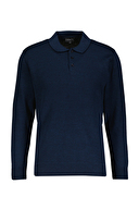 Finesuits Erkek Düz Yünlü Desenli Yünlü Kazak 2522201018.PYR