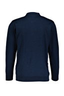 Finesuits Erkek Düz Yünlü Desenli Yünlü Kazak 2522201018.PYR