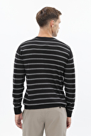 Finesuits Erkek Düz Yünlü Desenli Yünlü Kazak 2522201019.OYR