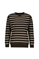 Finesuits Erkek Düz Yünlü Desenli Yünlü Kazak 2522201019.OYR