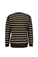 Finesuits Erkek Düz Yünlü Desenli Yünlü Kazak 2522201019.OYR