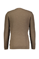 Finesuits Erkek Düz Yünlü Desenli Yünlü Kazak 2522201020.OYR