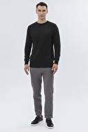 Finesuits Erkek Düz Yünlü Desenli Yünlü Kazak 2522201024.OYR