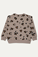 Funfair Kız Çocuk Leopar Desenli Sweatshirt 2516325001.S.M0491