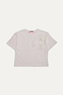 Funfair Kız Çocuk Çiçek Detaylı Tişört 2516316056.M0530