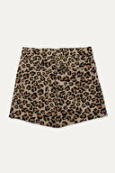 Funfair Kız Çocuk Leopar Desenli Şort Etek 2516311006.B.M0489