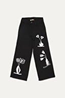 Funfair Kız Çocuk Nakışlı Gabardin Pantolon 2516307006.G.B.M0484