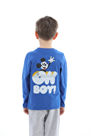 Mickey Mouse © Disney Funfair Erkek Çocuk Uzun Kollu Tişört 252OZMK-1008