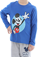 Mickey Mouse © Disney Funfair Erkek Çocuk Uzun Kollu Tişört 252OZMK-1008