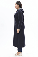 Shefame Kadın Uzun Ceket 2524BK102004