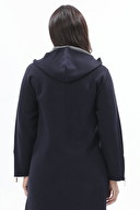 Shefame Kadın Uzun Ceket 2524BK102004