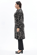 Shefame Kadın Uzun Ceket 2524BK102011