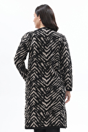 Shefame Kadın Uzun Ceket 2524BK102011