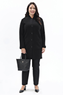 Shefame Kadın Uzun Ceket 2524BK102013