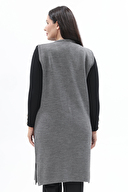 Shefame Kadın Uzun Yelek 2524BK114009