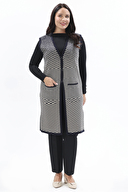 Shefame Kadın Uzun Kadın Yelek 2524BK114010
