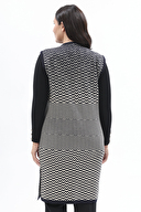 Shefame Kadın Uzun Kadın Yelek 2524BK114010