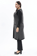 Shefame Kadın Uzun Kadın Yelek 2524BK114010