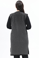 Shefame Kadın Uzun Kadın Yelek 2524BK114010