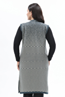 Shefame Kadın Uzun Kadın Yelek 2524BK114010
