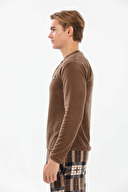 First Company Yarım Düğmeli Polar Pijama Takımı 233EP6005PI