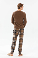 First Company Yarım Düğmeli Polar Pijama Takımı 233EP6005PI