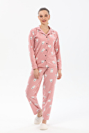 Shefame Fitilli Polar Düğmeli Pijama Takımı 233KP7006PI