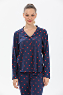 Shefame Kadın Gömlek Yaka Pijama Takımı 231PJ74IT