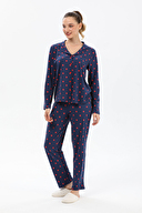 Shefame Kadın Gömlek Yaka Pijama Takımı 231PJ74IT