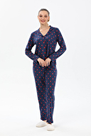 Shefame Kadın Gömlek Yaka Pijama Takımı 231PJ74IT