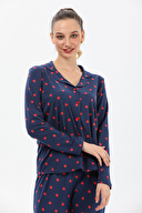 Shefame Kadın Gömlek Yaka Pijama Takımı 231PJ74IT