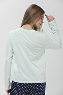 Shefame Kadın Manşetli Basic Pijama Takımı 231PJ80IT