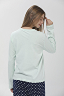 Shefame Kadın Manşetli Basic Pijama Takımı 231PJ80IT