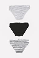 Shefame Kadın 3'lü Desenli Slip Külot 2324K001MD